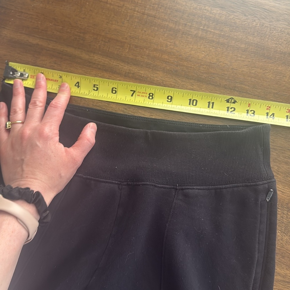 Athleta retro plush straight leg black sweatpants small - Picture 12 of 14